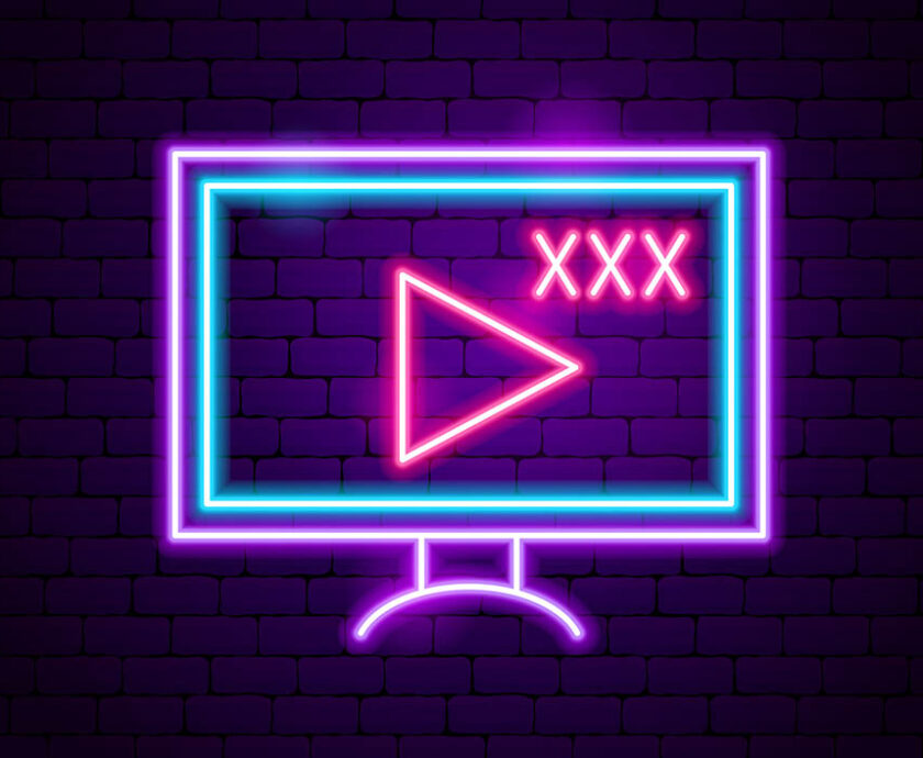 XXX Video Neon Sign